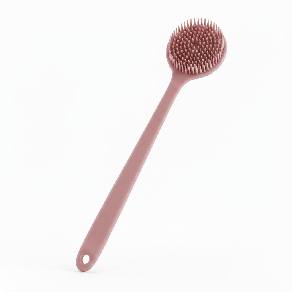 Pink 4-in-1 Shower Scrub System