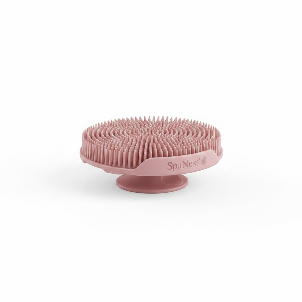 Pink 4-in-1 Shower Scrub System